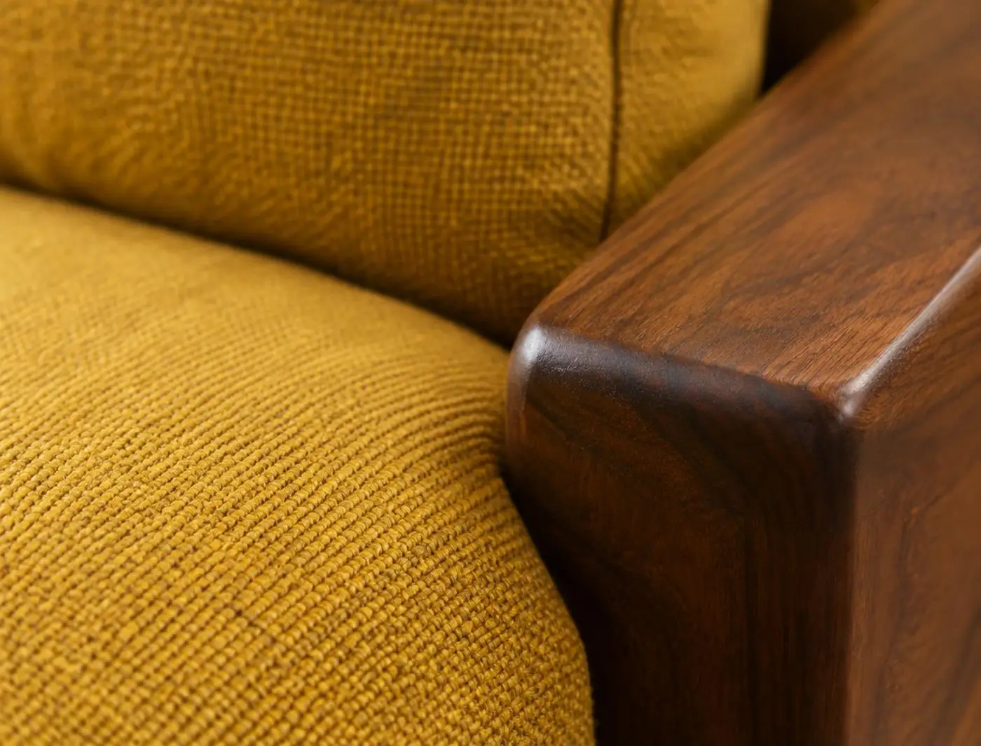 Detalle de tela y madera